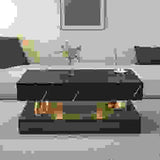 6.93IN High LED Coffee Table,Modern Coffee Table For Living Room,Living Room Tables,Large Living Room Furniture,LED Lights.