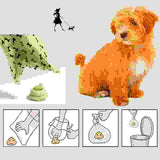 Environmentally Friendly Biodegradable Pet Litter Bags Dog Waste Bags With Dog Poop Bag Dispenser Dog Poop Bags Thickened Poop Bags Leak-Proof Dog Waste Bags For Pet Supplies.