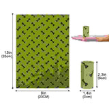 Environmentally Friendly Biodegradable Pet Litter Bags Dog Waste Bags With Dog Poop Bag Dispenser Dog Poop Bags Thickened Poop Bags Leak-Proof Dog Waste Bags For Pet Supplies.