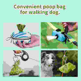 Environmentally Friendly Biodegradable Pet Litter Bags Dog Waste Bags With Dog Poop Bag Dispenser Dog Poop Bags Thickened Poop Bags Leak-Proof Dog Waste Bags For Pet Supplies.
