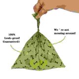 Environmentally Friendly Biodegradable Pet Litter Bags Dog Waste Bags With Dog Poop Bag Dispenser Dog Poop Bags Thickened Poop Bags Leak-Proof Dog Waste Bags For Pet Supplies.