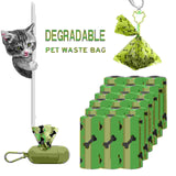 Environmentally Friendly Biodegradable Pet Litter Bags Dog Waste Bags With Dog Poop Bag Dispenser Dog Poop Bags Thickened Poop Bags Leak-Proof Dog Waste Bags For Pet Supplies.