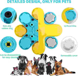 Dogs Food Puzzle Feeder Toys Interactive Dog Puzzle Toys Twister Dog Food Dispenser, Dog Enrichment Toys For IQ Training Adjustable Slower Feeder Dog Puzzle.