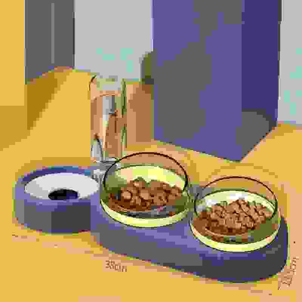 Cats Dogs Pets Rice Bowls Automatic Water Bowls.