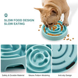 Slow Feeder Dog Bowls Silicone Dog Puzzle Feeder Bowl For Healthy Eating Puppy Slow Feeder Bowl Anti-Choking Dog Slow Feeder Bowls.
