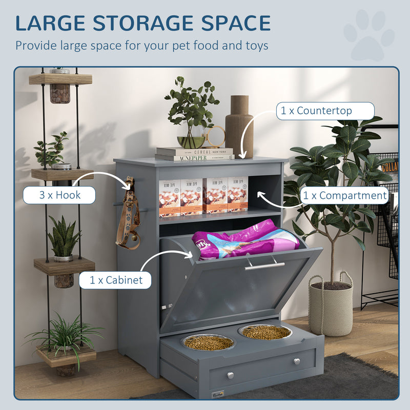 Pet Feeder Stations, Lockers, Dog Food Storage Containers.