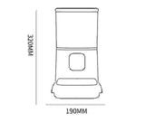Pet Automatic Feeder Large Capacity Smart Voice Recorder APP Control Timer Feeding Cat Dog Food Dispenser With WiFi Pet Bo.
