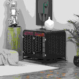 Heavy Duty Dog Crate Furniture Wooden Table 42inch Brown.