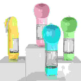 Pet Water Bottle Feeder Bowl Garbage Bag Storage Portable Pet Outdoor Travel 3 In 1 Dog Water Bottle.