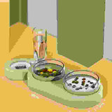 Cats Dogs Pets Rice Bowls Automatic Water Bowls.