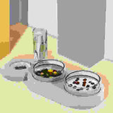 Cats Dogs Pets Rice Bowls Automatic Water Bowls.