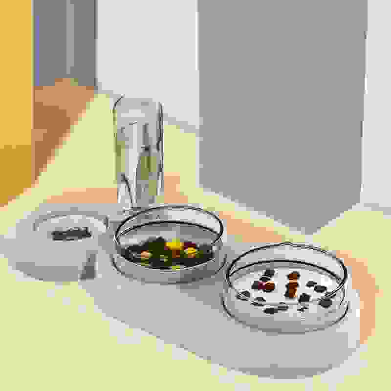 Cats Dogs Pets Rice Bowls Automatic Water Bowls.