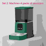 Pet Automatic Feeder Large Capacity Smart Voice Recorder APP Control Timer Feeding Cat Dog Food Dispenser With WiFi Pet Bo.