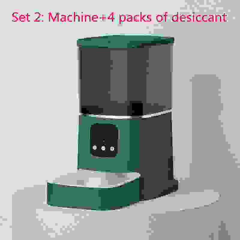 Pet Automatic Feeder Large Capacity Smart Voice Recorder APP Control Timer Feeding Cat Dog Food Dispenser With WiFi Pet Bo.