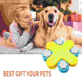 Dogs Food Puzzle Feeder Toys Interactive Dog Puzzle Toys Twister Dog Food Dispenser, Dog Enrichment Toys For IQ Training Adjustable Slower Feeder Dog Puzzle.