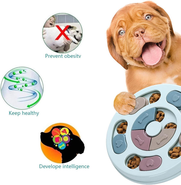 Dog Puzzle Toys Dogs Food Puzzle Feeder Toys For IQ Training Mental Enrichment Dog Treat Puzzle.