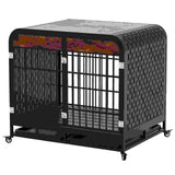 Heavy Duty Dog Crate Furniture Wooden Table 42inch Brown.