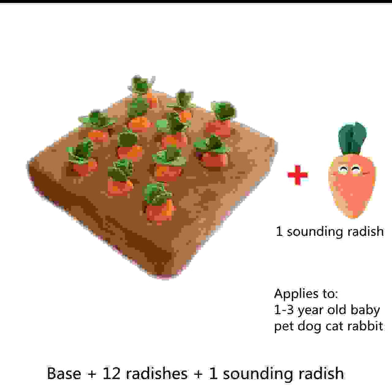 Pet Dog Toys Carrot Plush Toy Vegetable Chew Toy For Dogs Snuffle Mat For Dogs Cats Durable Chew Puppy Toy Dogs Accessories.