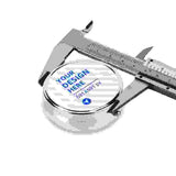 Round Mini Portable Eco-friendly Metal Pill Box.