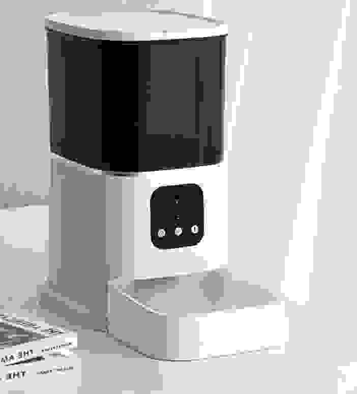 Pet Automatic Feeder Large Capacity Smart Voice Recorder APP Control Timer Feeding Cat Dog Food Dispenser With WiFi Pet Bo.