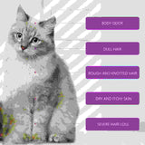 Pet Shampoo Pet Bath Relieve Skin Itching Hair Soft Non-knotted Shampoo.