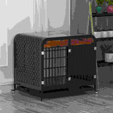 Heavy Duty Dog Crate Furniture Wooden Table 42inch Brown.